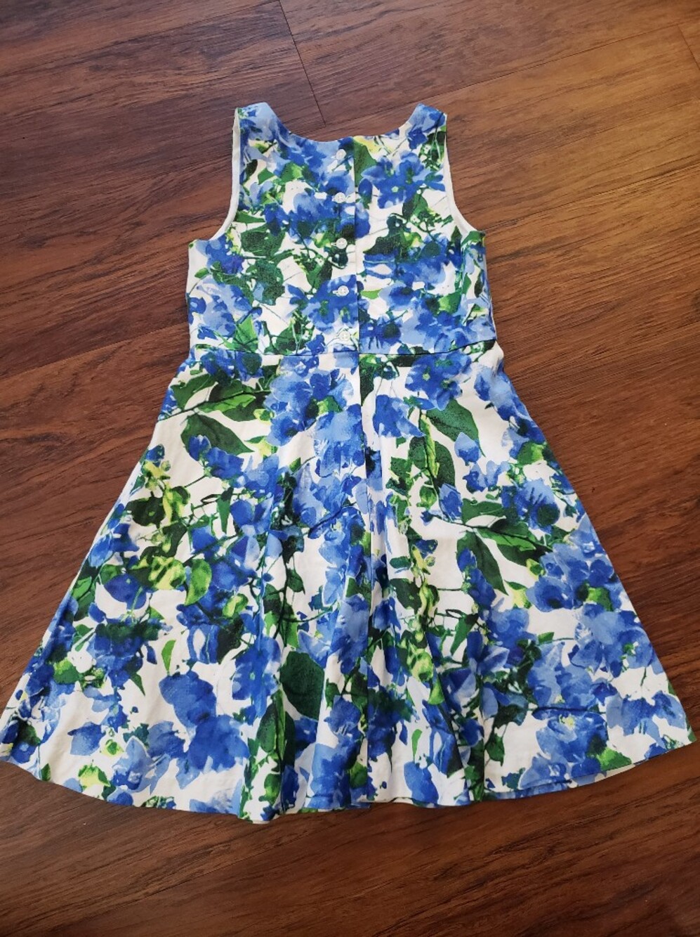 Milly Girls Floral Dress Size 6 Boho Wedding Summer Cotton - Picture 4 of 4